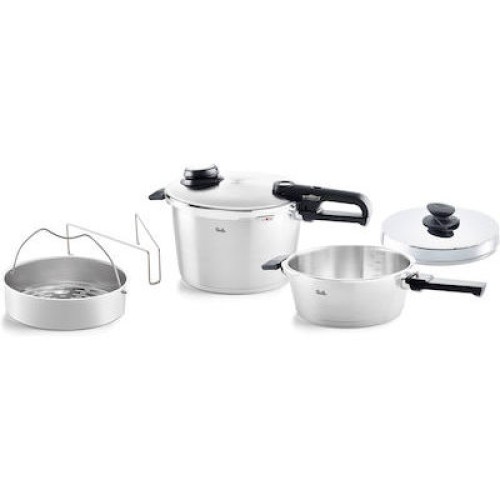 ΣΕΤ QUATRO FISSLER VITAVIT PREMIUM (62281211090) ΜΕ 2 ΚΑΠΑΚΙΑ 8LIT & 4 LT